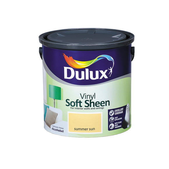 Dulux Vinyl Soft Sheen Summer Sun  2.5L