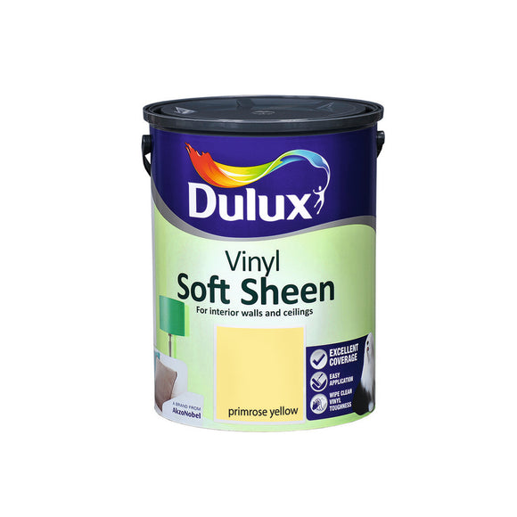 Dulux Vinyl Soft Sheen Primrose Yellow  5L