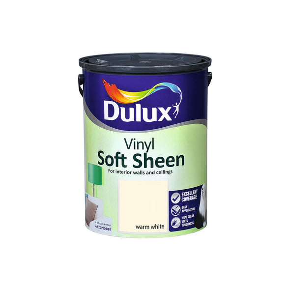 Dulux Vinyl Soft Sheen Warm White  5L