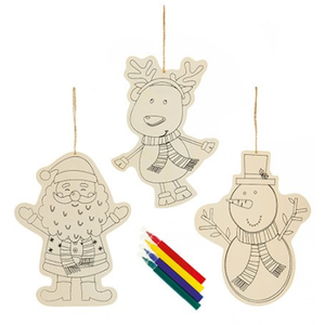 3PC 20CM COL YOUR OWN WOODEN CHARACTER